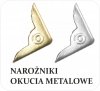 narożniki metalowe (okucia metalowe) do kalendarzy książkowych